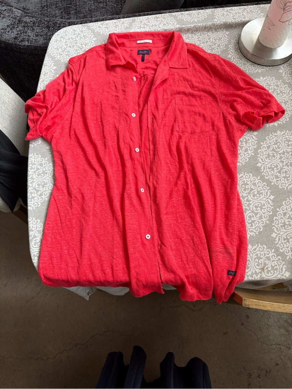 Good Man Brand Coral Casual Button Down Shirt